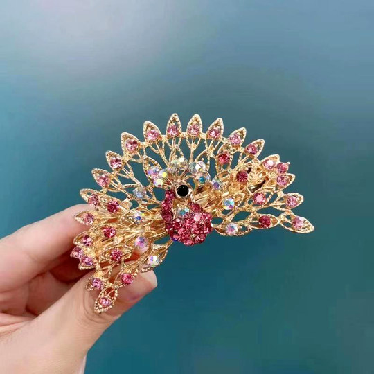 Hair Clip Metal Korean Style Rhinestone Hair Accessory Hair Clip