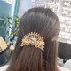 Hair Clip Metal Korean Style Rhinestone Hair Accessory Hair Clip