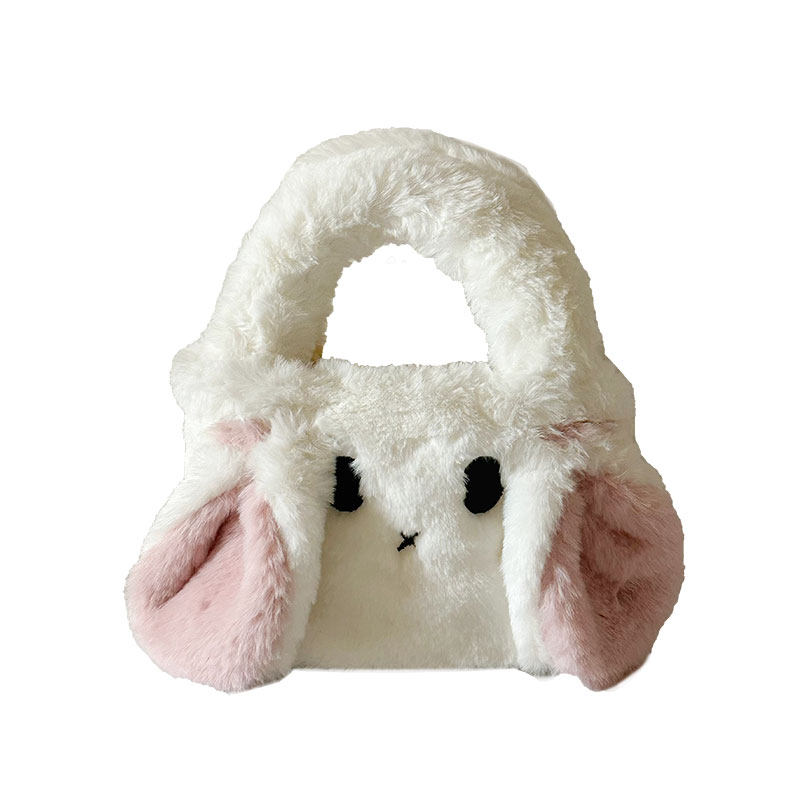 陈慕家包包女2024新款秋冬毛绒可爱兔子手提包小众单肩斜挎毛毛包,淘宝优惠券,粉丝福利购,淘宝优惠卷