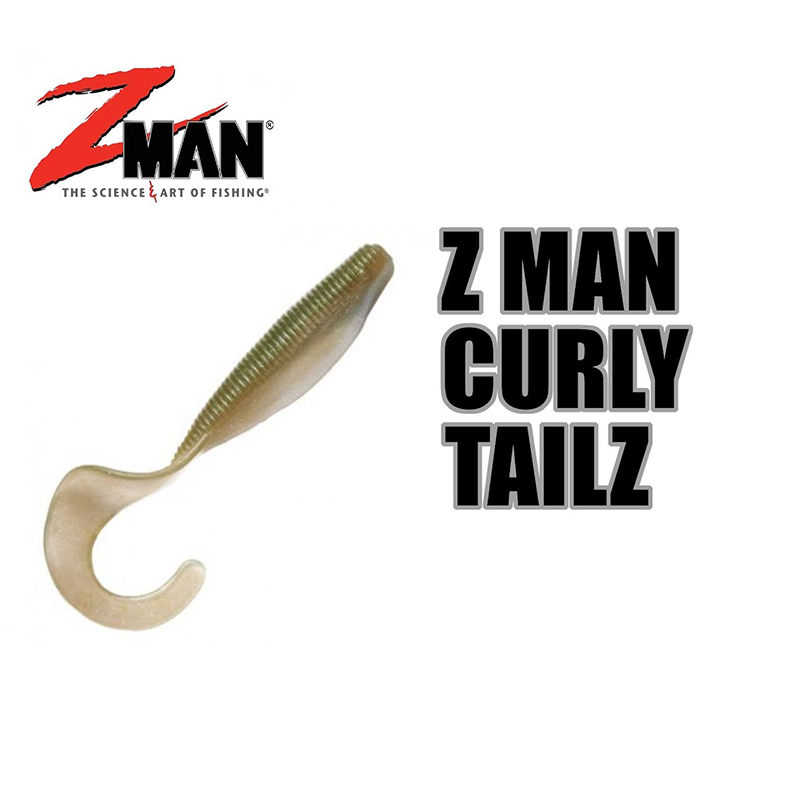 Zman美国进口4寸单卷尾 Scented Curly Tailz 耐咬耐用路亚软饵 - 图0