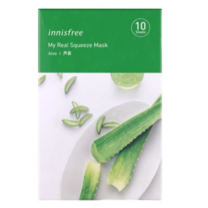 innisfree悦诗风吟面膜悦享鲜萃绿茶石榴精华补水保湿滋润面膜