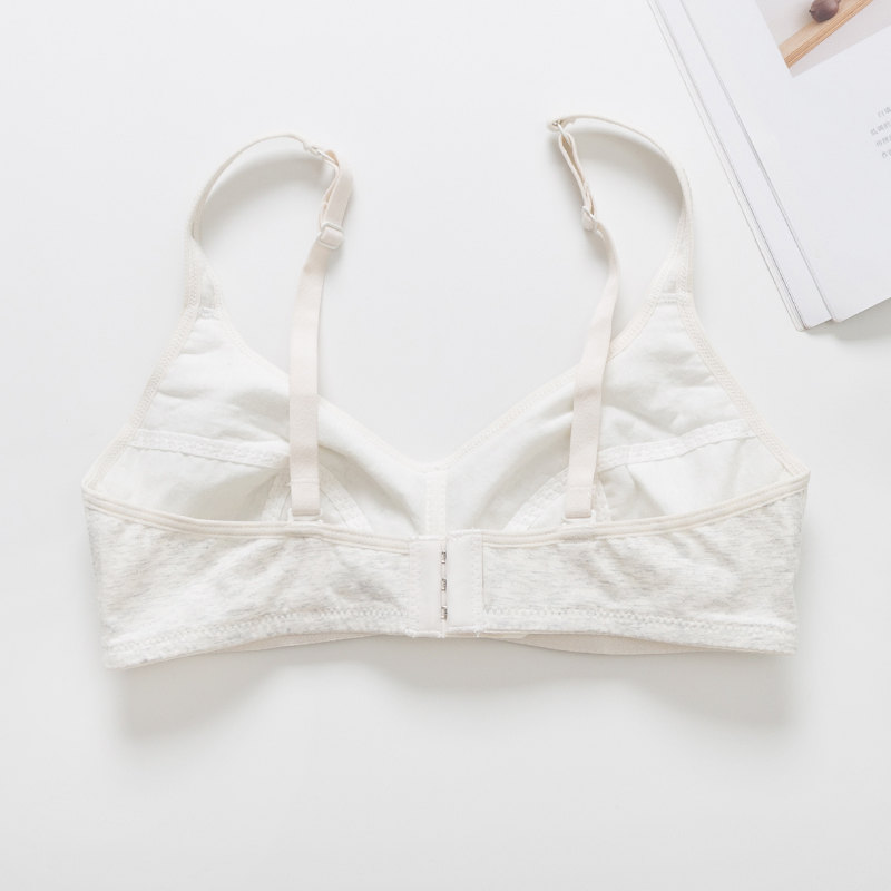 素色清新发育期少女无钢圈学生文胸 初寓内衣文胸
