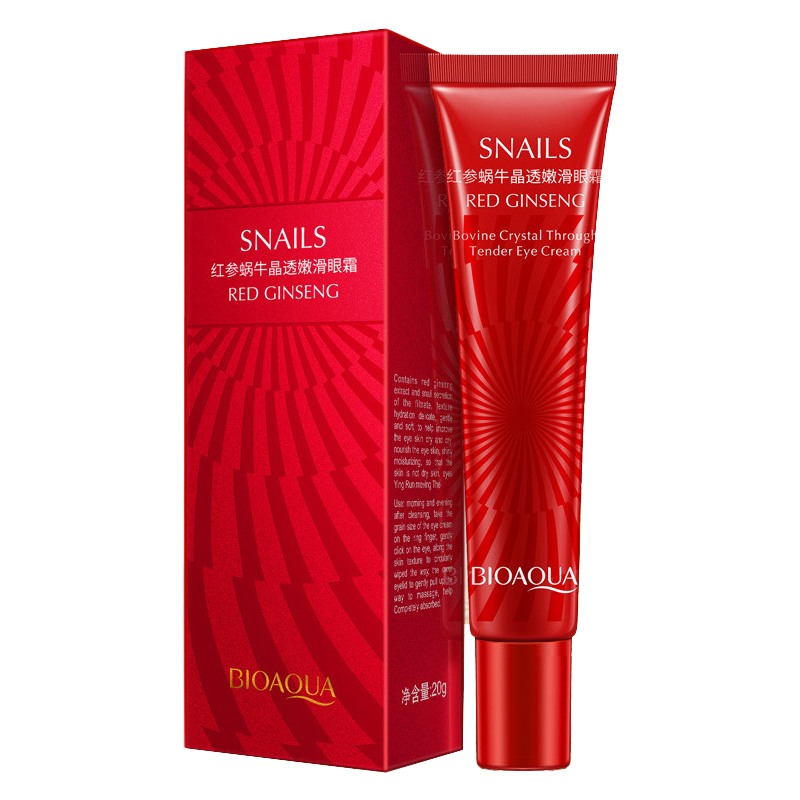 泊泉雅昊达专卖店红参蜗牛晶透嫩滑 眼霜莹润保湿滋养去眼纹 眼部精华眼部护理3