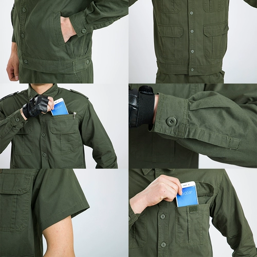 Летний тонкий хлопковый износостойкий комбинезон, защита от ожогов, короткий рукав, делается под заказ