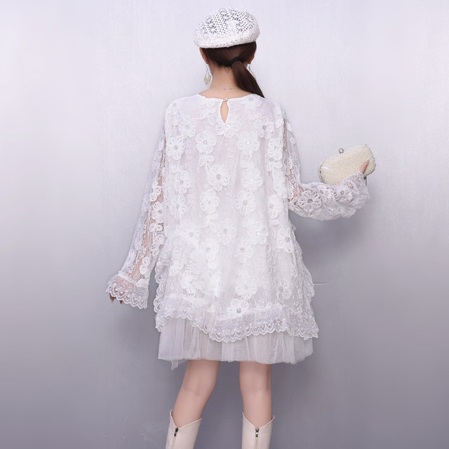 ແຟຊັນ slimming mesh retro 2025 ດູໃບໄມ້ລົ່ນແບບສະບາຍໆ