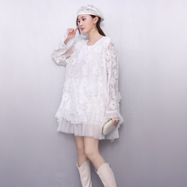 ແຟຊັນ slimming mesh retro 2025 ດູໃບໄມ້ລົ່ນແບບສະບາຍໆ