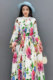 2026 Spring New Pleated Dress Printed Swing Long Skirt gorgeous Elegant Lady Fashion Casual Plus Size Women