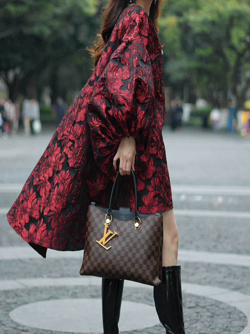 2025 秋季新款连衣裙华丽提花泡泡袖时尚休闲大码休闲气质女装,淘宝优惠券,粉丝福利购,淘宝优惠卷