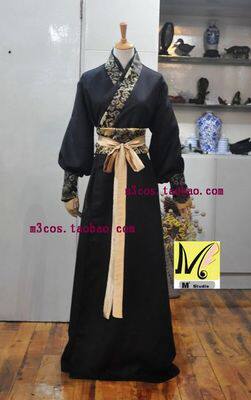 古装男汉服侠客书生演出服毕业拍照班服古代唐装舞台影视剧服装 - 图1