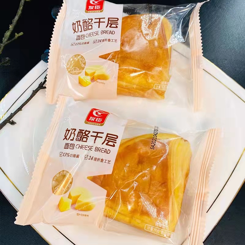 友臣奶酪千层面包休闲速食充饥饱腹早餐代餐学生儿童整箱4斤散装 - 图2