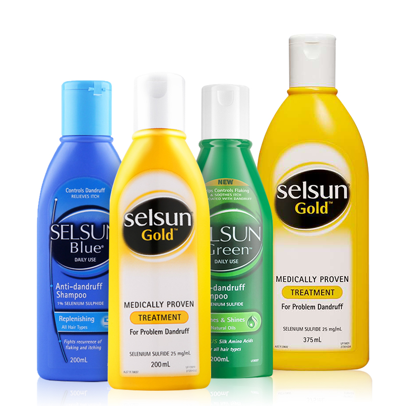 澳洲正品Selsun洗发水强效去屑止痒控油修复防脱氨基酸滋养无硅油