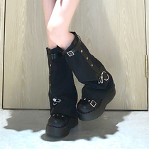 Millennial Culture y2k Spice Girls Wind Sugar Cool Calf Jacket Womens Autumn Day Ensemble Jk Heaps of Sox Socks Jacket