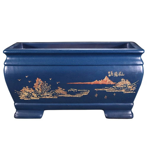 Yixing Purple Sand Basin Basin Basin Basin Boutique Gaoma Tank Basin Sichuan Bonsai Flow