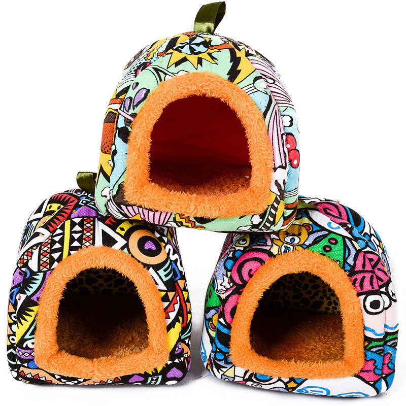 小型宠物棉窝刺猬仓鼠龙猫蜜袋鼬松鼠荷兰猪兔子鸟房冬季保暖睡窝,淘宝优惠券,粉丝福利购,淘宝优惠卷