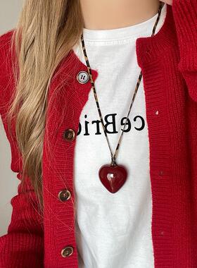 2024新款复古毛衣项链