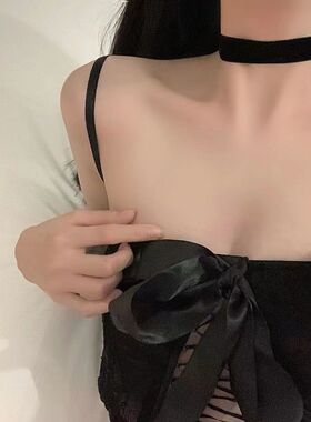 合金丝绒女复古优雅黑色项圈