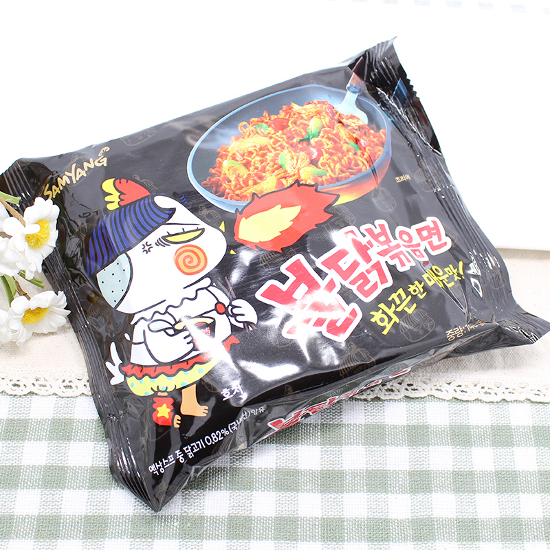 韩国进口食品三养超辣火鸡面芝士奶油味拌面速食方便面泡面炸酱面