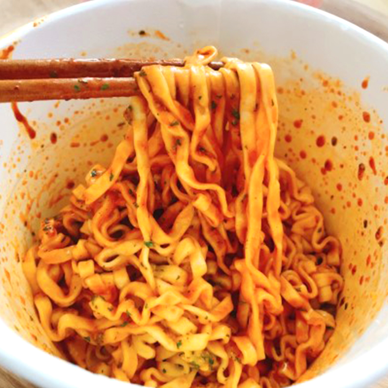 韩国进口食品三养超辣火鸡杯面奶油芝士核弹双倍辣速食方便面泡面