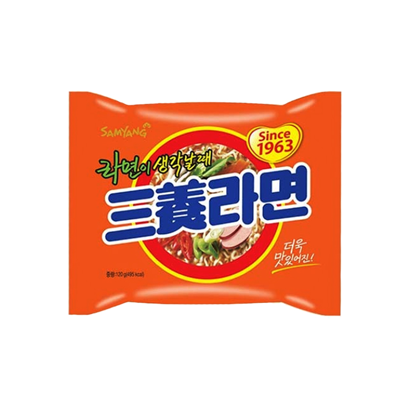 韩国进口食品三养经典拉面120g超辣汤面速食方便面夜宵泡面拌面