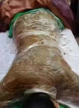 宫廷热膜透骨灸膜百草中药热膜拔丝拔痰药热灸膏工厂直销1000克