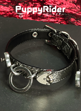 PUPPYRIDER仿蛇皮项圈choker情侣