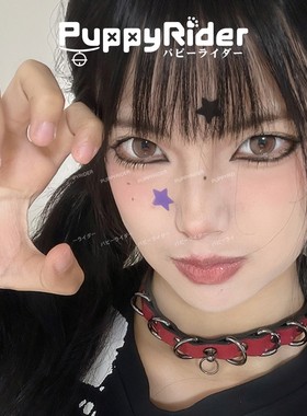 PUPPYRIDER黑红铃铛项圈女choker