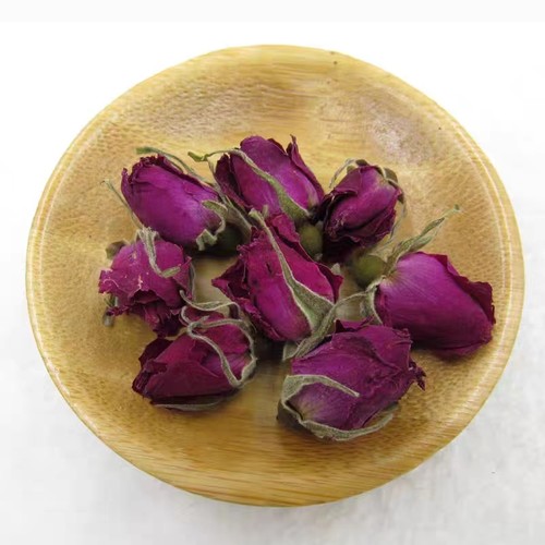 买1送1】新疆玫瑰花茶罐装干玫瑰和田大朵玫瑰花干泡茶天然干花蕾-图0
