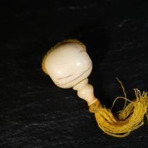 20mm Tibetan Buddhist Head Three-way Mammoth Tooth Vin Play Handstring to Play the Three-way Accessories Accessories