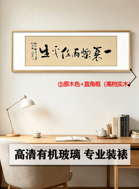 名人手写真迹书法挂画客厅办公室