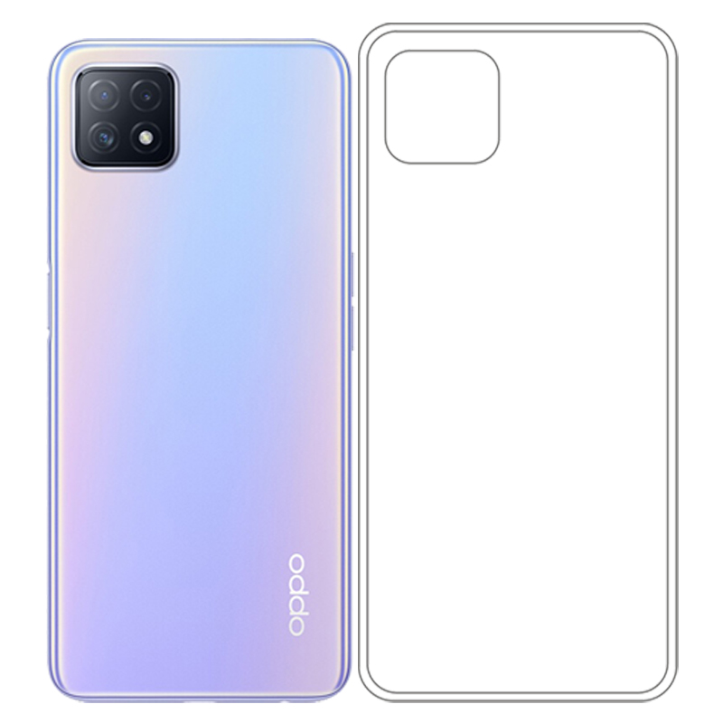 适用于oppo A73 5G版全透明保护套CPH2161手机防滑后壳隐形硅胶壳后盖防水减震电话防摔套弧边防震防掉落外壳 - 图3