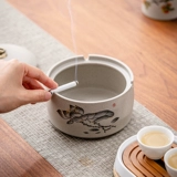 Грубая керамическая серая цилиндра мода Домашняя гостиная с ветрозащитным размером личности керамическая лапша цилиндра против