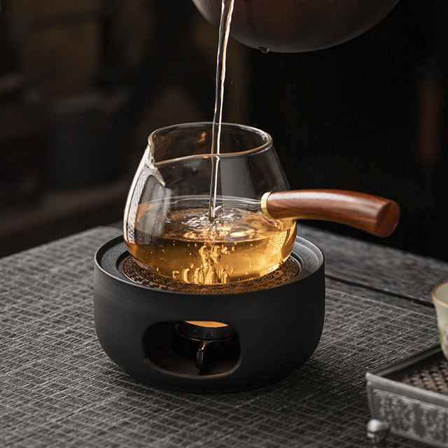 Quiet life, making tea by the stove