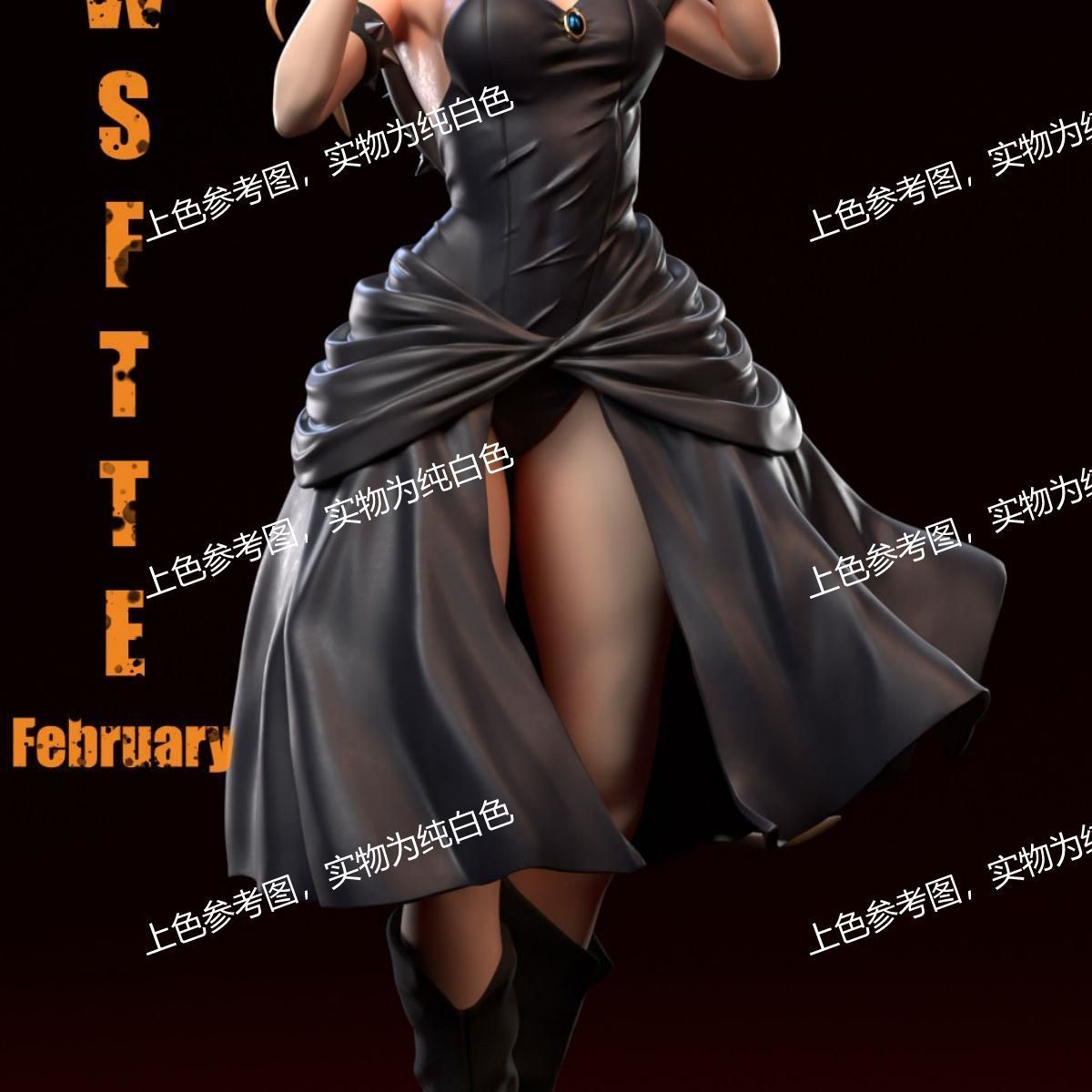 超级马里奥 库巴公主3D打印模型STL图纸模型素材白模{自动发货} - 图0