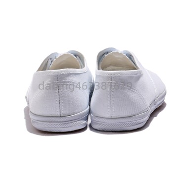 Double Star White Net Shoes Canvas White Sneakers White Running Shoes Men's and Women's Training Shoes Tennis Shoes Gymnastics Shoes Track and Field Shoes