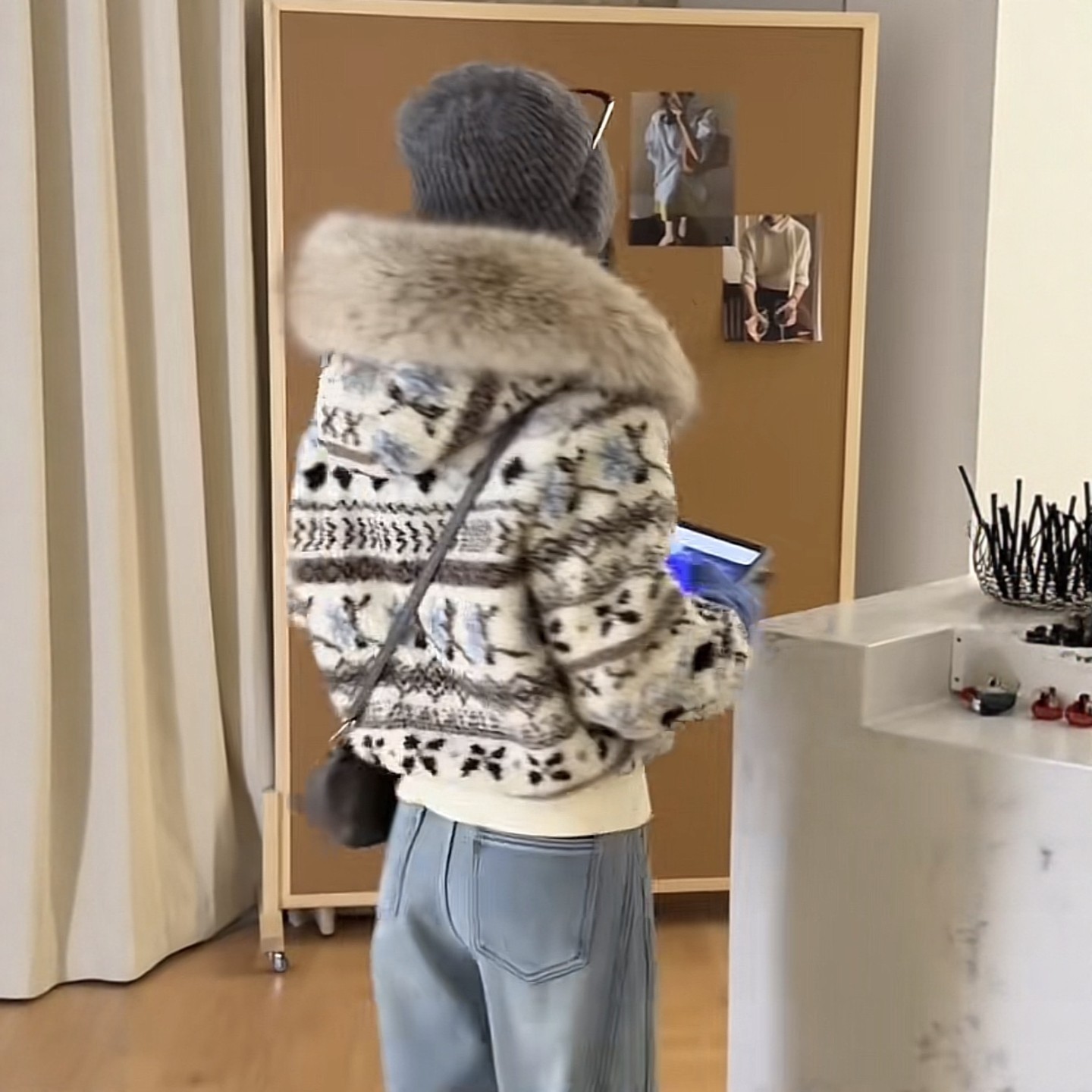 今年流行费尔岛风提花连帽毛领短外套女装冬季时尚超好看加棉上衣,淘宝优惠券,粉丝福利购,淘宝优惠卷