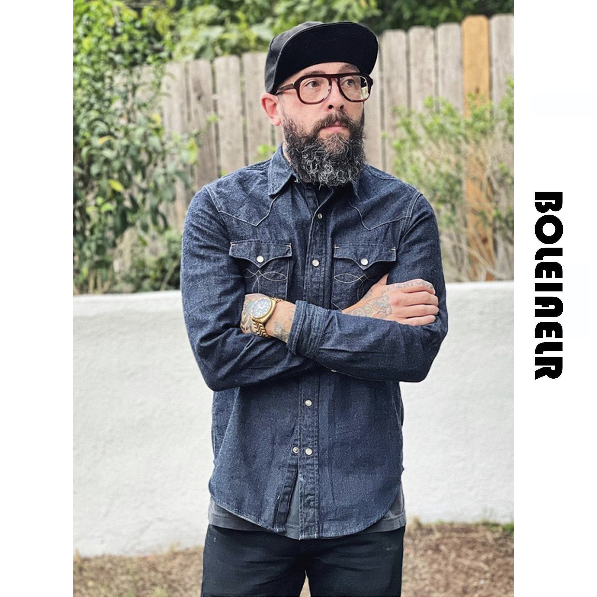 2026春季新款 阿美咔叽美式复古重磅经典袋花洗水牛仔衬衫男衬衣,淘宝优惠券,粉丝福利购,淘宝优惠卷