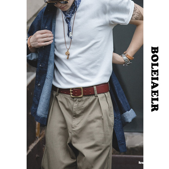 Cotton 300g heavyweight short-sleeved T-shirt