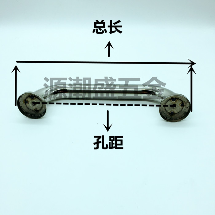 包邮不锈钢暗装焊盖抽芯弯头拉手豪华别墅庭院木门铝合金铁门把手 - 图2