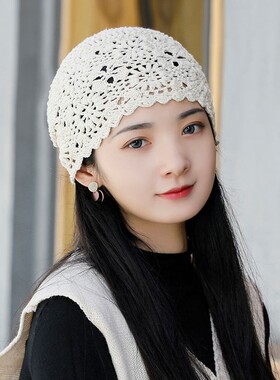 化疗后女士帽开颅手术后专用帽子适合光头戴的头套夏季包头帽妈妈