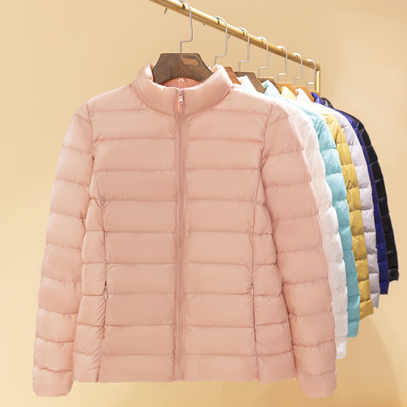 立领2022年新款短款简约内胆冬季 羽诗贝羽绒服