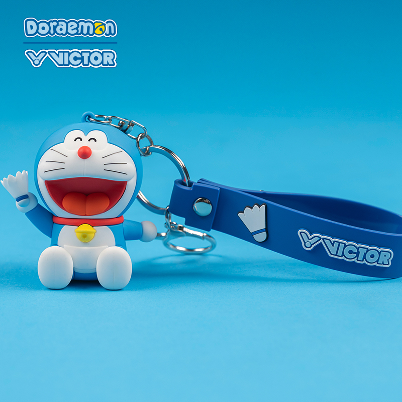 VICTOR/威克多官方 哆啦A梦限定系列 挂件PG6014DRM - 图0