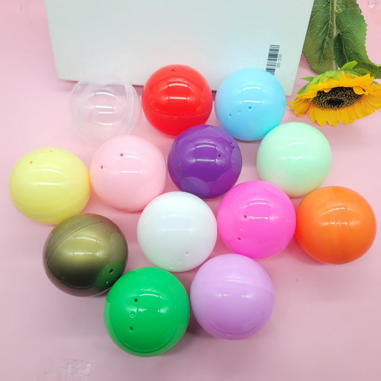 45mm50mm扭蛋壳扭蛋外壳彩色空壳空心球可打开抽奖球摸奖圆形彩蛋,淘宝优惠券,粉丝福利购,淘宝优惠卷