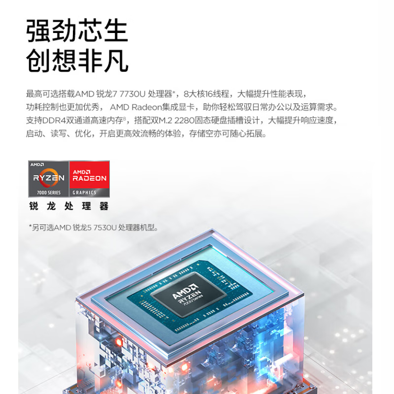 【交个朋友618现货开抢！】ThinkPad联想ThinkBook14/16锐龙R7 16G 1TB高色域商务办公学生14英寸手提笔记本 - 图1