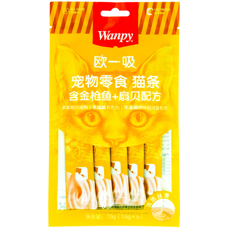 顽皮欧一吸猫条零食幼小猫成猫湿粮营养开胃增肥发腮亮毛猫粮罐头 - 图3