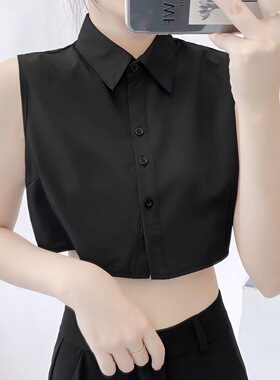 百搭假领衬衫假领韩版假领子女衬衣领毛衣装饰领秋冬季棉白色领子