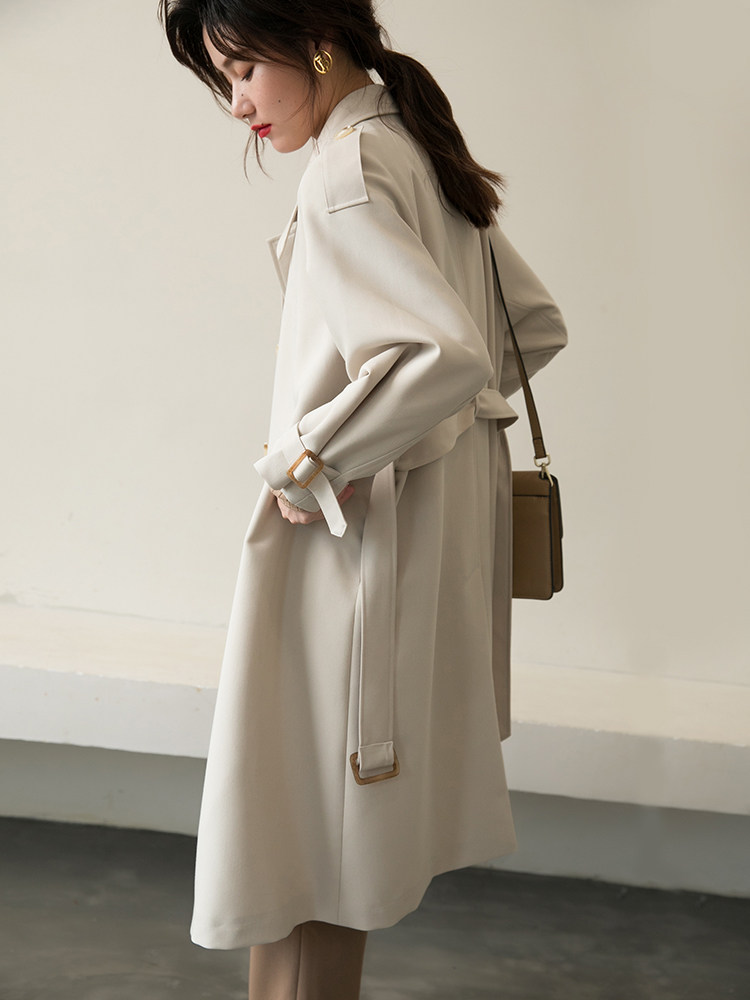 中长款女神范2020年新款韩版风衣 达佳诗风衣