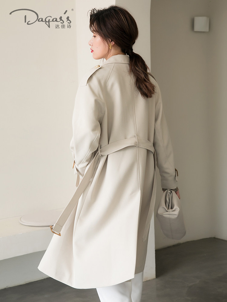 中长款女神范2020年新款韩版风衣 达佳诗风衣