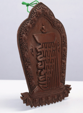 小摆奉件红铜雕花藏式尼泊尔壁挂