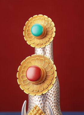 树脂白色朵玛食子食酥油花佛前密宗供奉摆件藏式家居树脂室内西藏