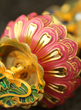 彩绘八吉祥家居玄关摆件